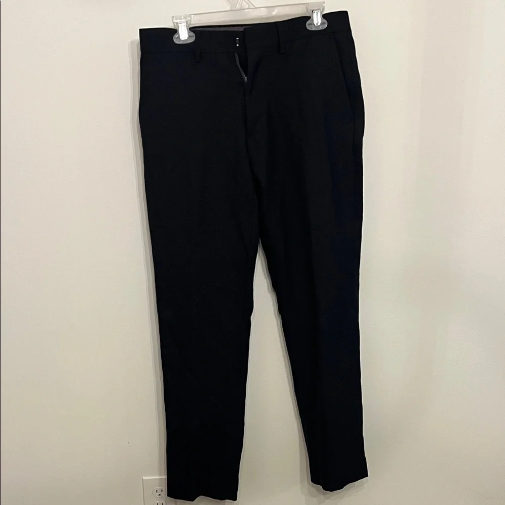 J. Crew Men's Classic Wool Black Dress Pants